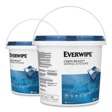 Legacy Everwipe Chem-ready Dispenser Bucket, 7.13 X 7.13 X 7, White, 5-carton freeshipping - TVN Wholesale